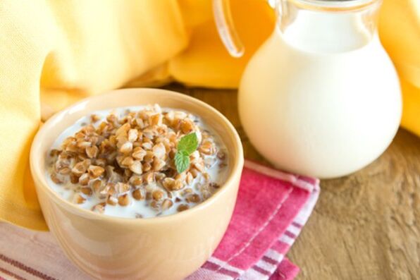 Buchweizen mit Kefir