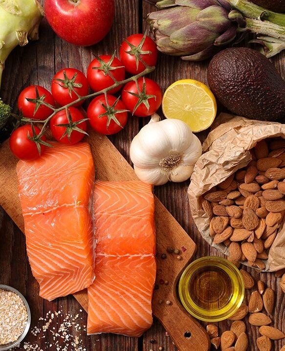 Fisch kann in die Gastritis-Diät aufgenommen werden Tabelle 5